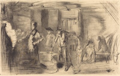 The Forge by James Abbott McNeill Whistler