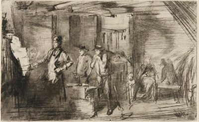The Forge by James Abbott McNeill Whistler