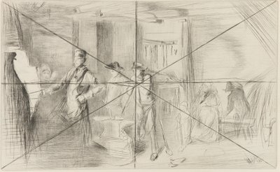 The Forge by James Abbott McNeill Whistler