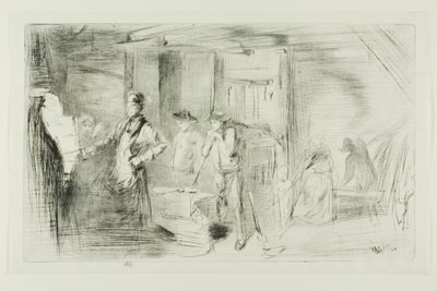 The Forge by James Abbott McNeill Whistler