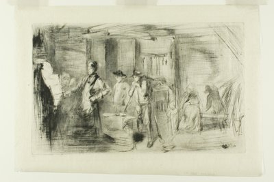 The Forge by James Abbott McNeill Whistler