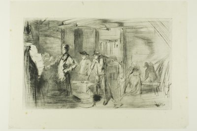The Forge by James Abbott McNeill Whistler