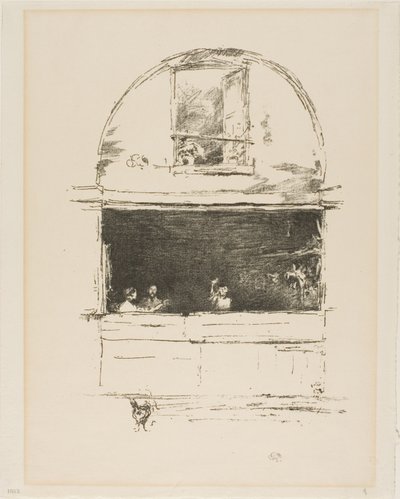 The Forge, Passage du Dragon by James Abbott McNeill Whistler