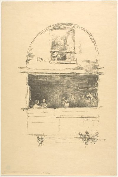 The Forge, Passage du Dragon by James Abbott McNeill Whistler