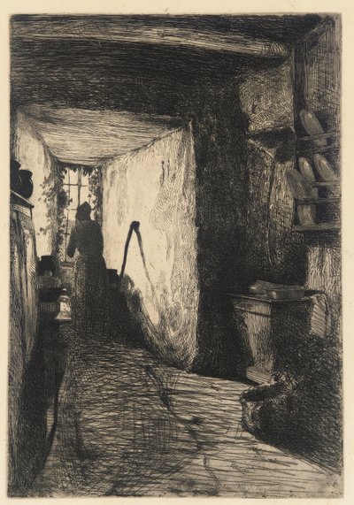 The Kitchen by James Abbott McNeill Whistler