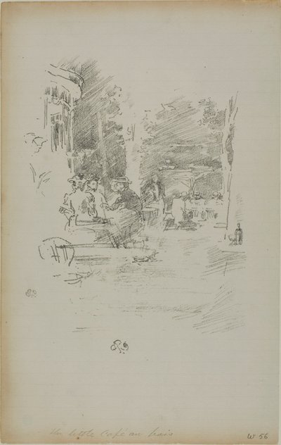 The Little Café au Bois by James Abbott McNeill Whistler