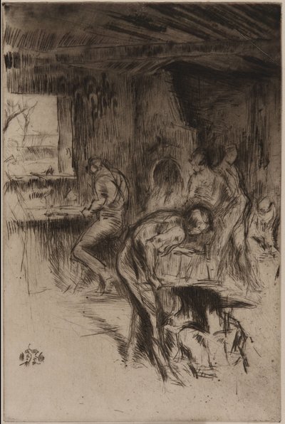 The Little Forge, Liverpool by James Abbott McNeill Whistler