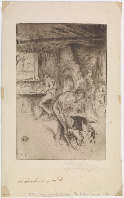 The Little Forge, Liverpool by James Abbott McNeill Whistler