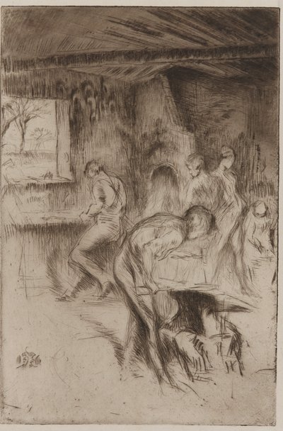 The Little Forge, Liverpool by James Abbott McNeill Whistler