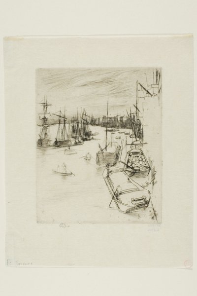 The Little Rotherhithe by James Abbott McNeill Whistler