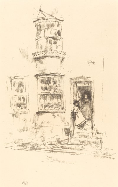 The Little Steps, Lyme Regis by James Abbott McNeill Whistler