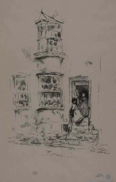 The Little Steps, Lyme Regis by James Abbott McNeill Whistler