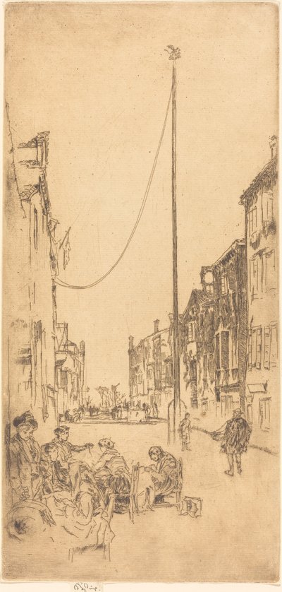 The Mast by James Abbott McNeill Whistler