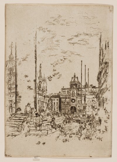 The Piazzetta by James Abbott McNeill Whistler