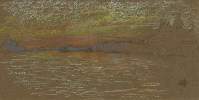 The Riva by James Abbott McNeill Whistler