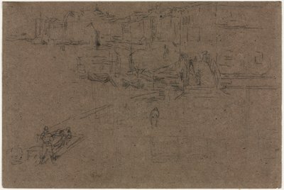The Riva, Venice by James McNeill Whistler
