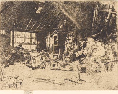 The Smithy by James Abbott McNeill Whistler