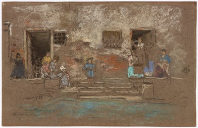 The Steps by James Abbott McNeill Whistler