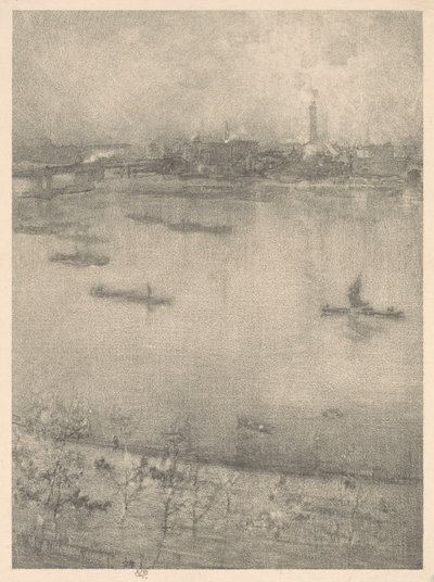 The Thames by James Abbott McNeill Whistler