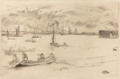 The Thames Towards Erith by James Abbott McNeill Whistler