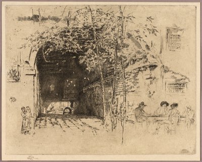 The Traghetto, No. 2 by James Abbott McNeill Whistler