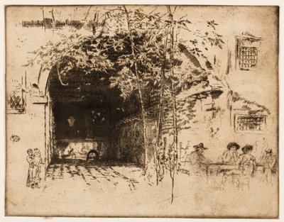 The Traghetto, No. 2 by James Abbott McNeill Whistler