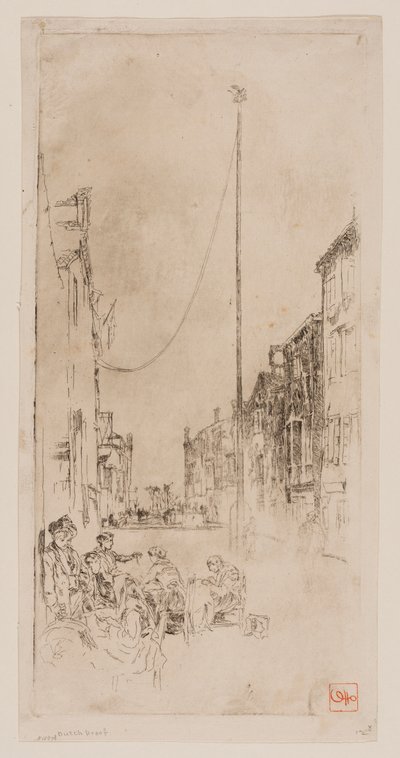 The Venetian Mast by James Abbott McNeill Whistler