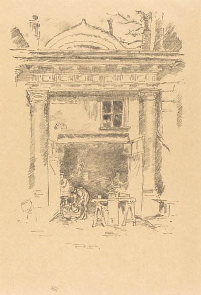 The Whitesmiths, Impasse des Carmelites by James Abbott McNeill Whistler