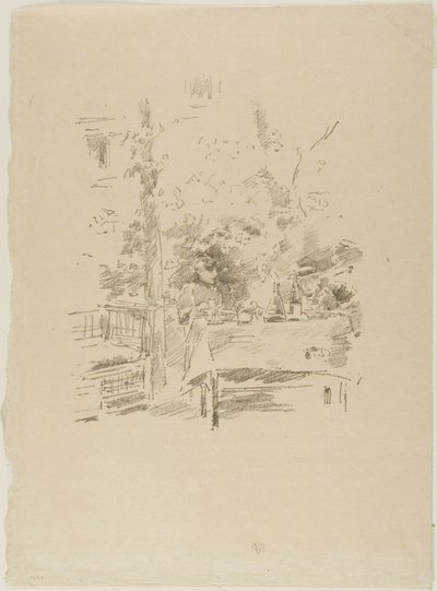 Tête-à-tête in the Garden by James McNeill Whistler