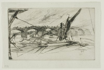 Vauxhall Bridge by James Abbott McNeill Whistler