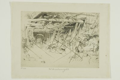 Wheelwright by James Abbott McNeill Whistler