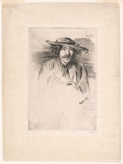 Whistler with a Hat by James Abbott McNeill Whistler