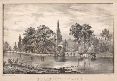 Stratford on Avon by James Merritt Ives