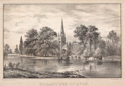 Stratford on Avon by James Merritt Ives