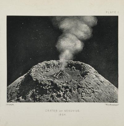 Crater of Vesuvius by James Nasmyth