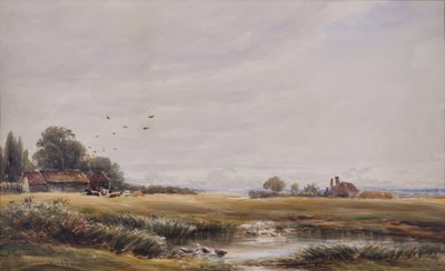The Village Pond by James Orrock