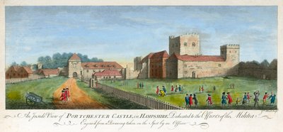 Portchester Castle, Hampshire, 1720 by James Peake