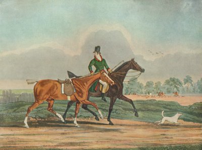 Hunters at Covertside, early 19th century by James Pollard