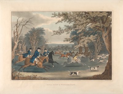 Royal Hunt in Windsor Park by James Pollard
