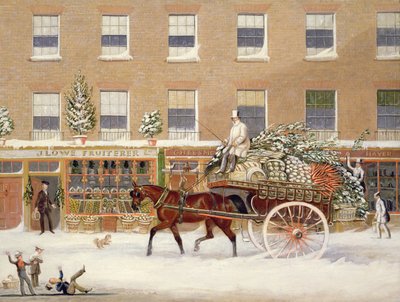 The Approach to Christmas by James Pollard