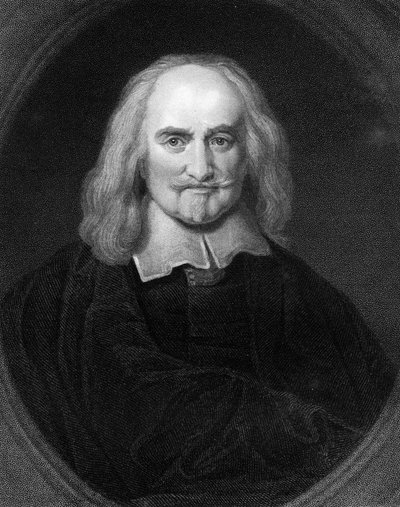 Thomas Hobbes, 17th century English philosopher by James Posselwhite