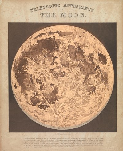 Telescopic appearance of the moon by James Reynolds