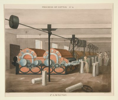 Progress of Cotton: #4 - Carding by James Richard Barfoot