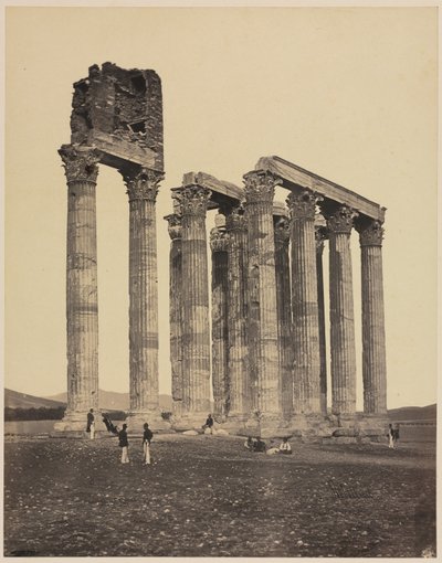 Temple of Jupiter Olympius, c. 1853 by James Robertson