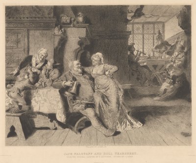 Jack Falstaff and Doll Tearsheet by James S. King