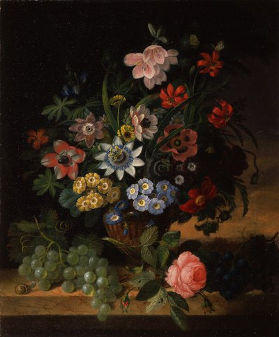 Flowers and Fruit by James Sillett