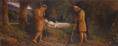 Imogen and the Shepherds, 1860-1870 by James Smetham