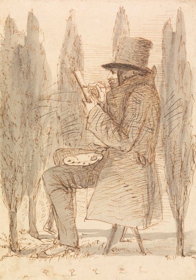 The Artist Sketching by James Smetham