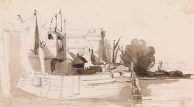 A Thames Barge by James Stark