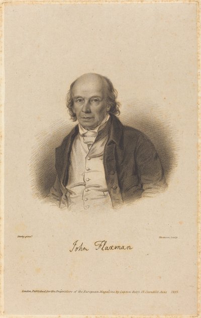John Flaxman by James Thomson after William Derby